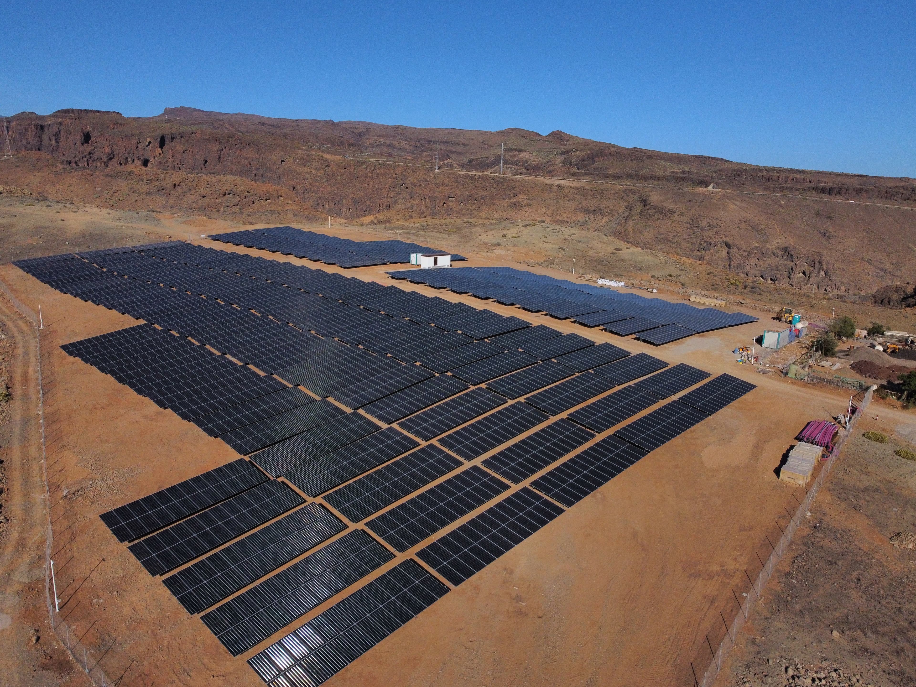 Campo fotovoltaico a gran escala